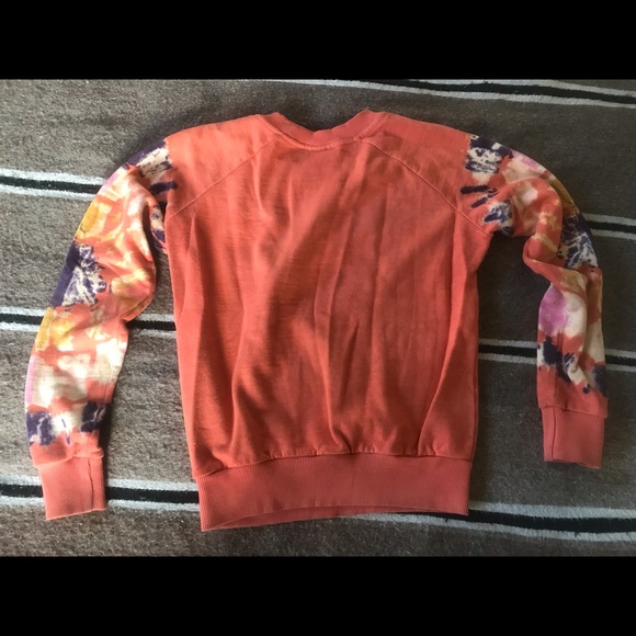 Alpine Raglan Stain glass tie dyed sweatshirt - Picture 2 of 3